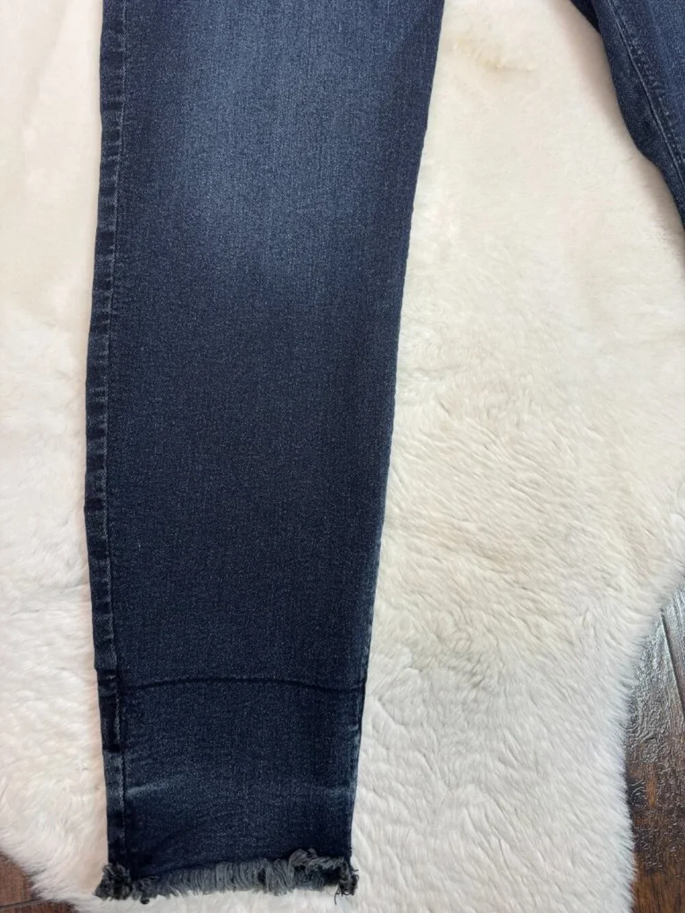 Old Navy Jeans 12 Rockstar Super Skinny Ankle Mid-Rise Stretch Blue Dark Wash